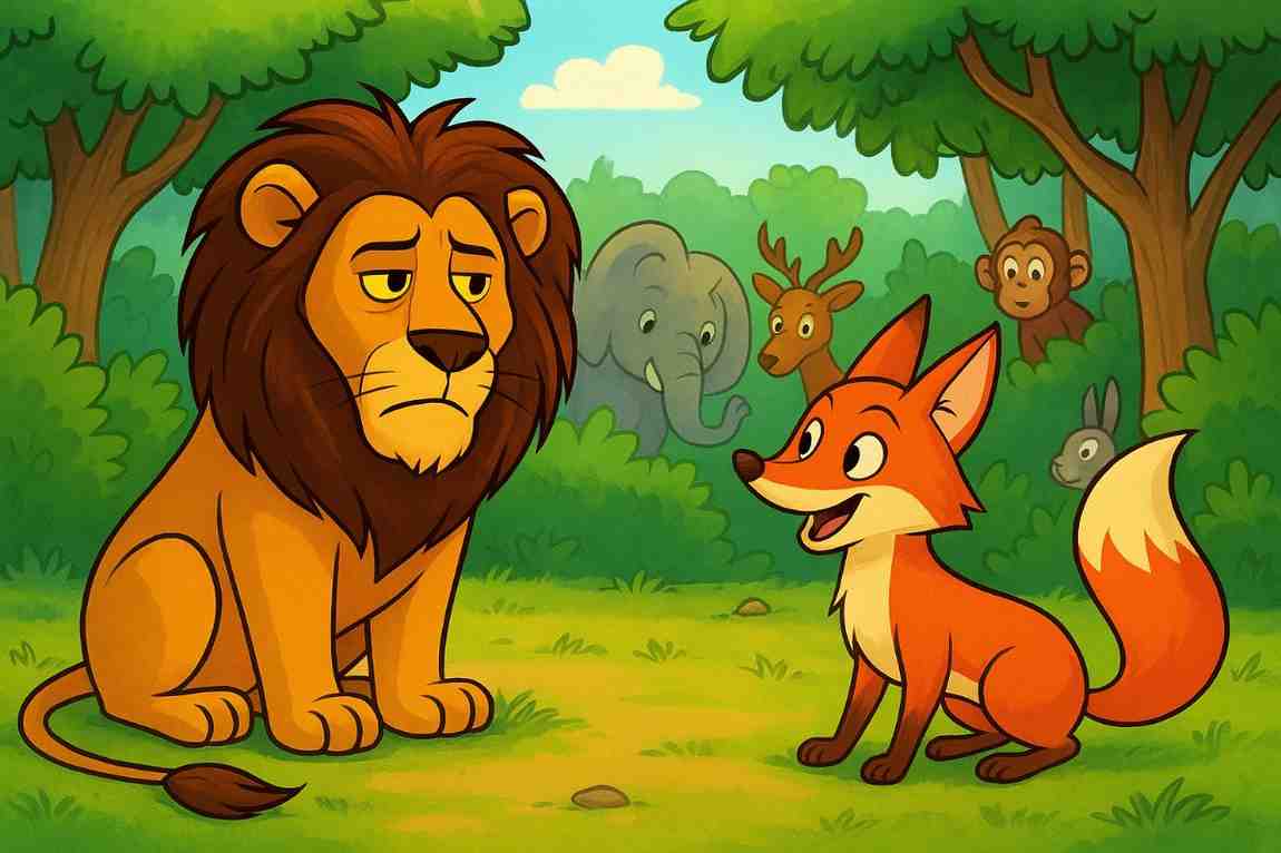 The Lion and the Clever Fox