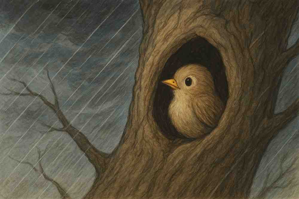 चिड़िया-और-आँधी-–-The-Bird-and-the-Storm