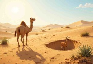 धैर्यवान-ऊँट-और-जल्दबाज़-हिरन-–-The-Patient-Camel-and-the-Hasty-Deer