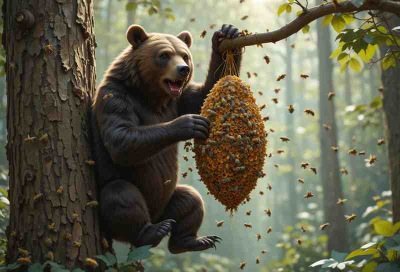 भालू-और-मधुमक्खियाँ-_-The-Bear-and-the-Bees