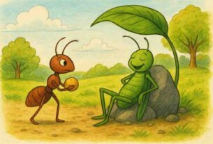 मेहनती-चींटी-और-आलसी-टिड्डा---The-Hardworking-Ant-and-the-Lazy-Grasshopper