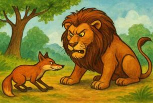 शेर-और-चापलूस-सियार-–-The-Lion-and-the-Flattering-Jackal