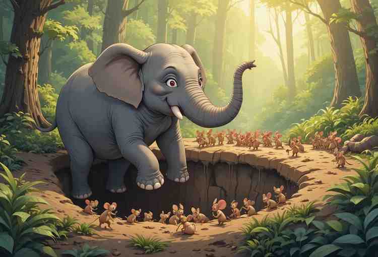 हाथी-और-चूहों-का-हुजूम-_-The-Elephant-and-the-Mice