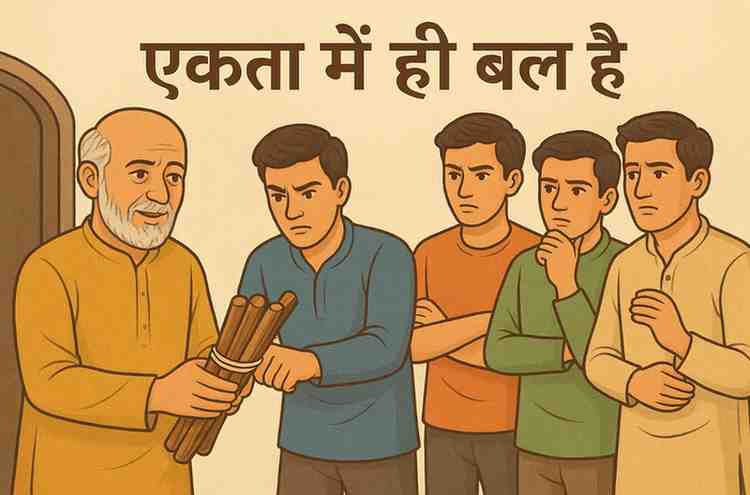 एकता में ही बल है - Together we stand, Divided we fall