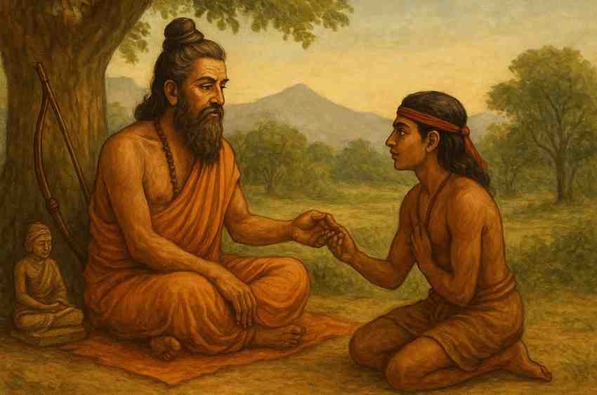 गुरुभक्त एकलव्य का त्याग - Ekalavya's Sacrifice