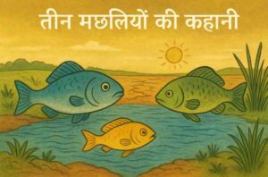 तीन मछलियों की कहानी - Story of Three Fish