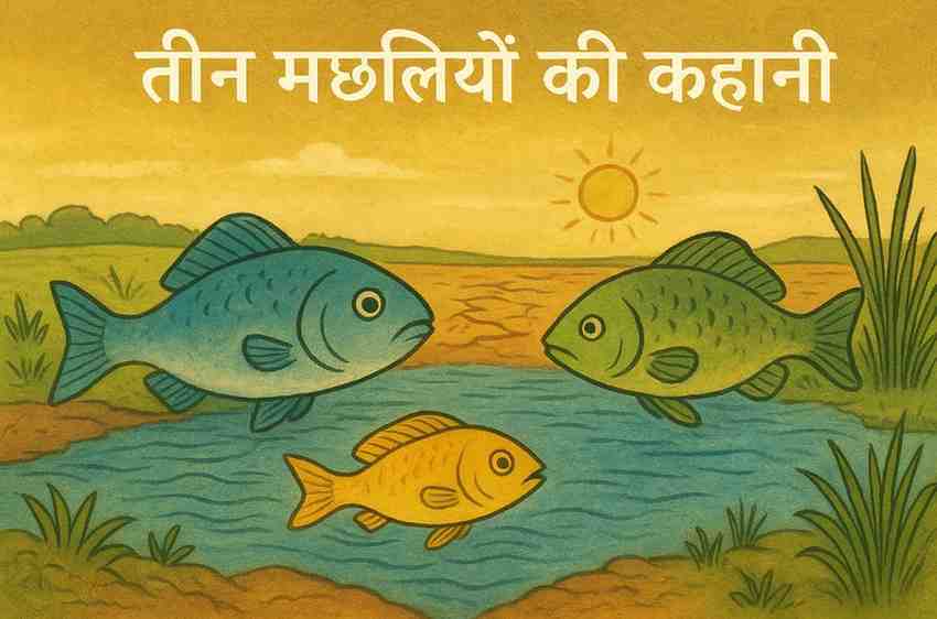 तीन मछलियों की कहानी - Story of Three Fish