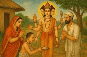 दत्तात्रेय-का-भोजन-और-चमत्कार---Feeding-Dattatreya-Bestows-Miracles