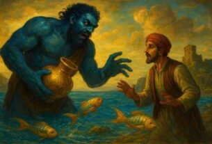 मछुआरा-और-दैत्य-–-The-Fisherman-and-the-Giant-Tale