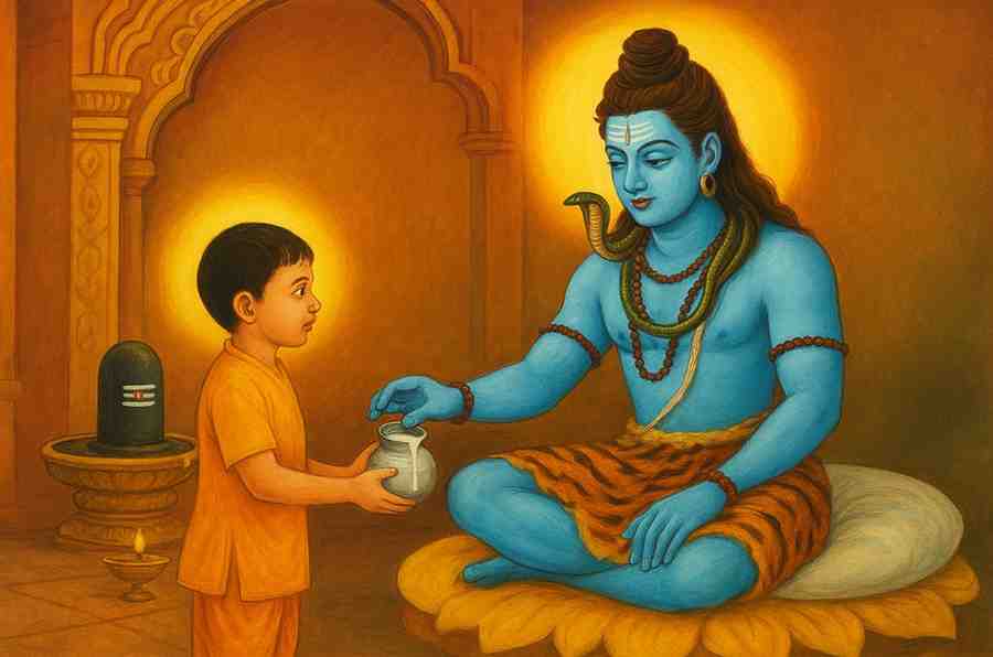 शिव ने बालक का दूध पिया - Tiru Gnana Sambandar of Sirkali