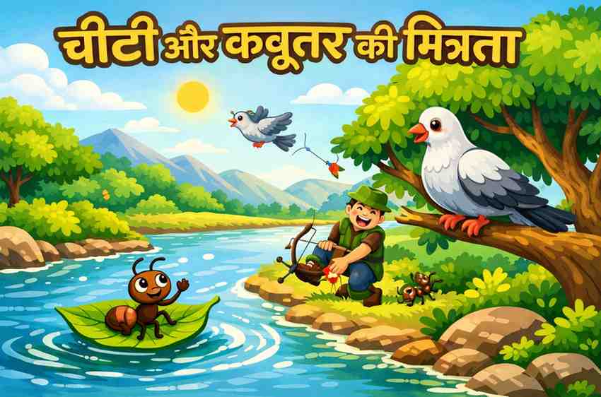 चींटी-और-कबूतर-की-मित्रता